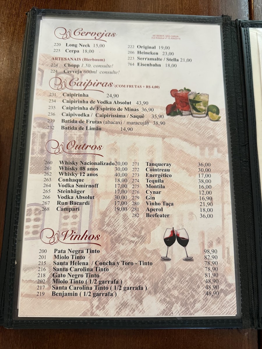 Menu Restaurante Cabana De Minas-4